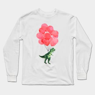 Let's Fly T-Rex Long Sleeve T-Shirt